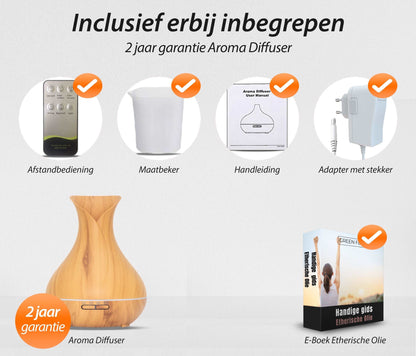 Vitality Pro - Light Wood - Aroma Diffuser