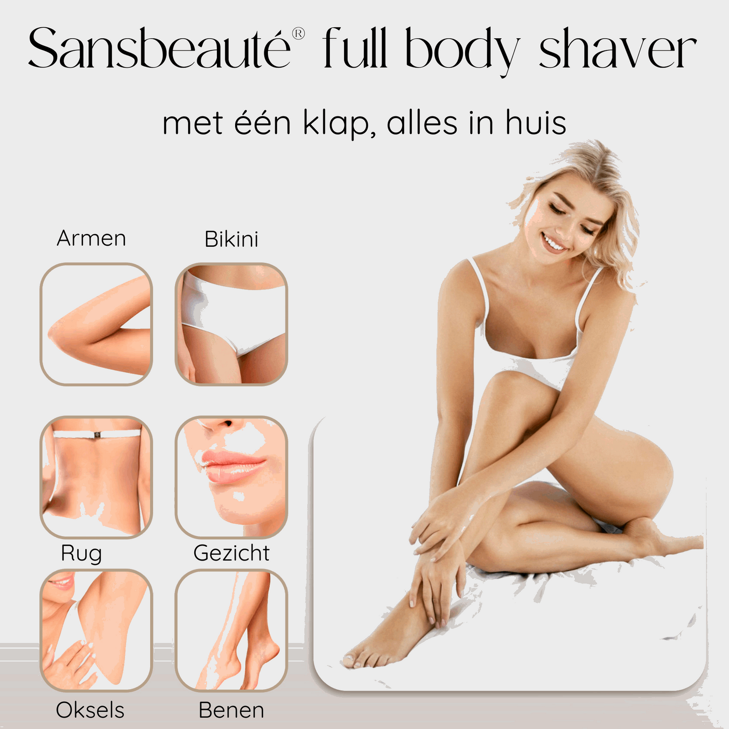 Sansbeaute® 2-In-1 Ladyshave