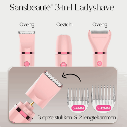 Sansbeauté® 3 In 1 Ladyshave