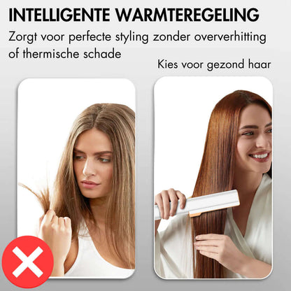 Sansbeauté® Sanstraight 2-In-1 Föhn Stijltang