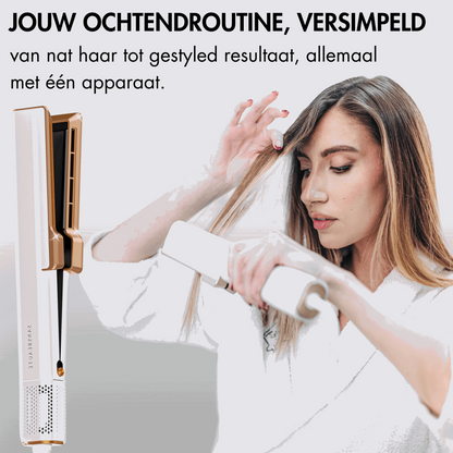 Sansbeauté® Sanstraight 2-In-1 Föhn Stijltang